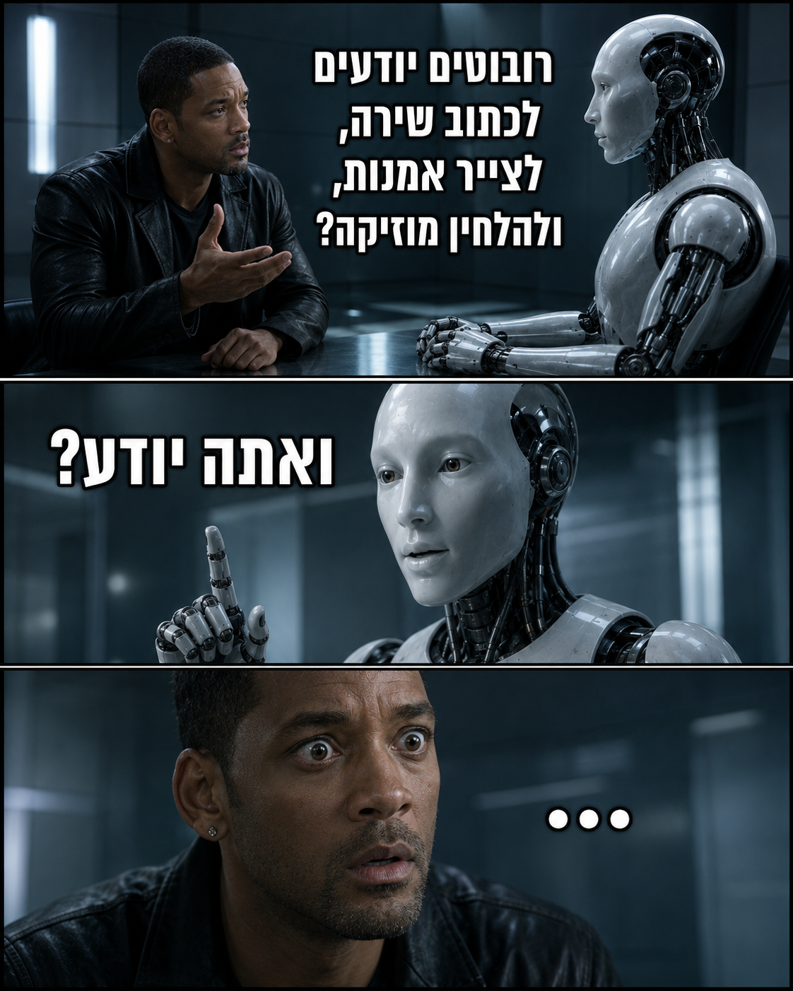 מם על ספונר וסאני: רובוטים יודעים לכתוב שירה, לצייר אמנות, ולהלחין מוזיקה? ואתה יודע?
